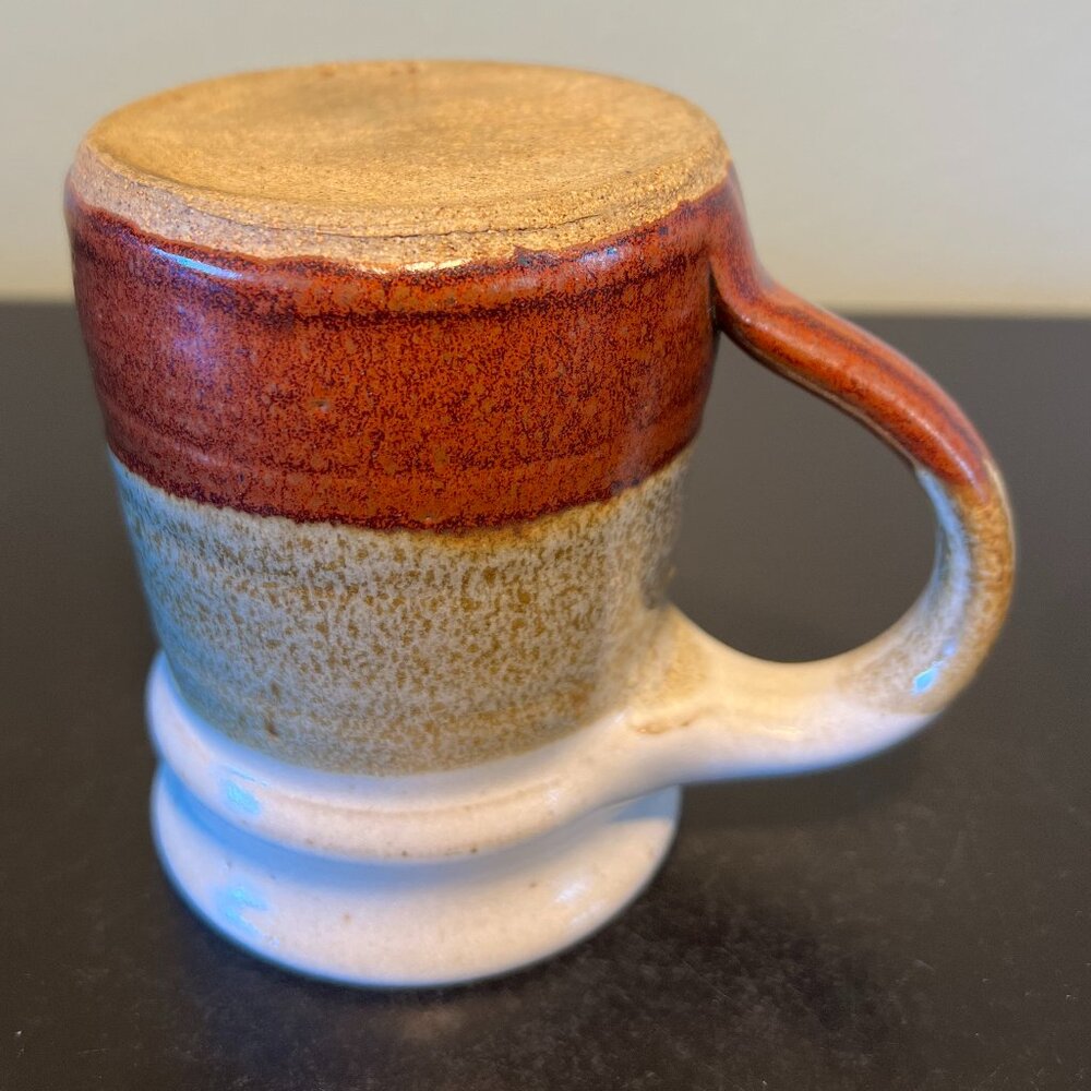 Handcrafted Hand Thrown Earth Toned Glazed Pottery Mug ~ Hygge - Picture 10 of 12